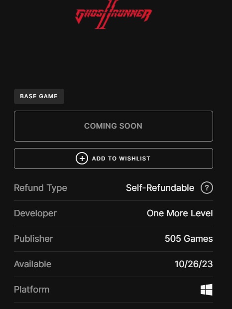 Epic Games Store ujawnił datę premiery Ghostrunner 2, wyczekiwanej gry osadzonej w cyberpunkowej scenerii-2