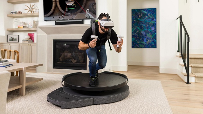 VR nowej generacji: Omni One, bogata w funkcje platforma, która przenosi wrażenia z gier w wirtualnej rzeczywistości na wyższy poziom, została wprowadzona na rynek w USA.-3