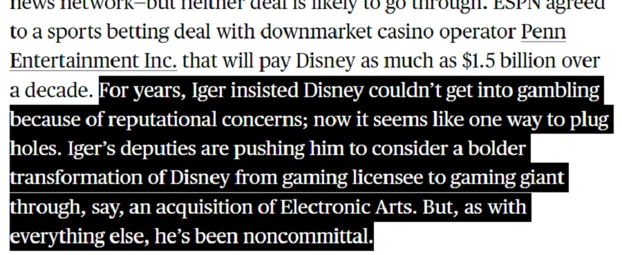 Bloomberg: Kierownictwo Disneya poważnie rozważa zakup giganta gier wideo Electronic Arts-2