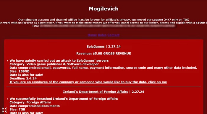 Media: grupa hakerska Mogilevich włamała się na serwery Epic Games i wykradła około 200 GB poufnych informacji-2