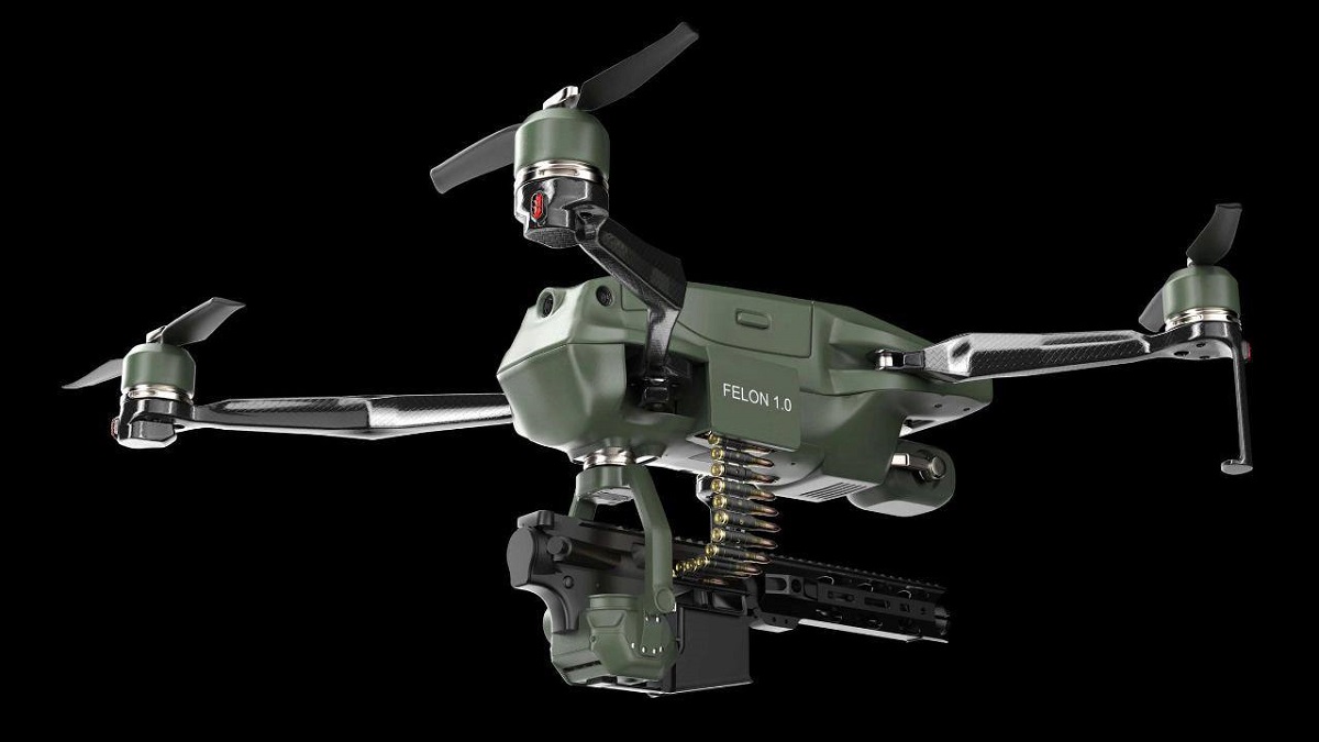Ukraińska armia otrzyma od USA ultranowoczesne drony bojowe Feloni wyposażone w precyzyjny karabin maszynowy lub pocisk przeciwpancerny Spike.