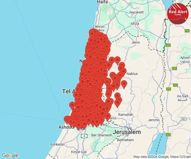 Iran przeprowadził zmasowany atak na Izrael: w powietrzu znalazło się do pięciuset pocisków balistycznych.-2