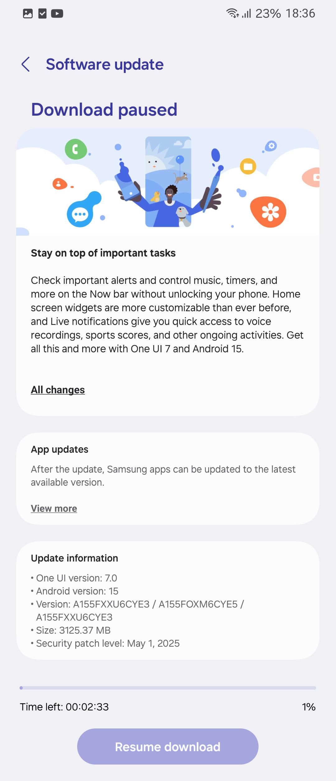 Aktualizacja One UI 7 dla Galaxy A15 w krajach Europy i Kaukazu Aktualizacja One UI 7 dla Galaxy A15 w krajach Europy i Kaukazu