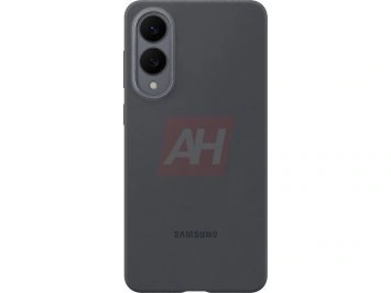 Zdjęcie czarnego silikonowego etui dla Samsunga Galaxy S25 Edge Zdjęcie czarnego silikonowego etui dla Samsunga Galaxy S25 Edge