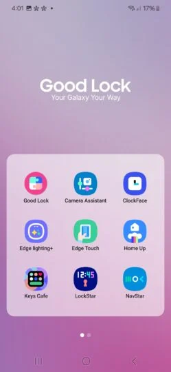 Nowy wygląd blokady Good Lock
