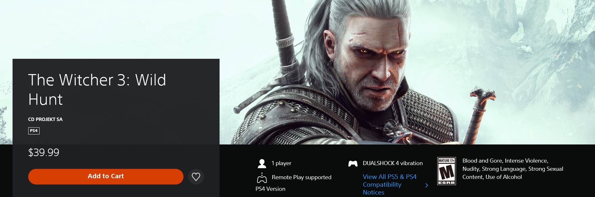 Czas na nowe zmiany: CD Projekt Red aktualizuje okładkę The Witcher 3: Wild Hunt w sklepach cyfrowych PlayStation, Xbox i Steam-2