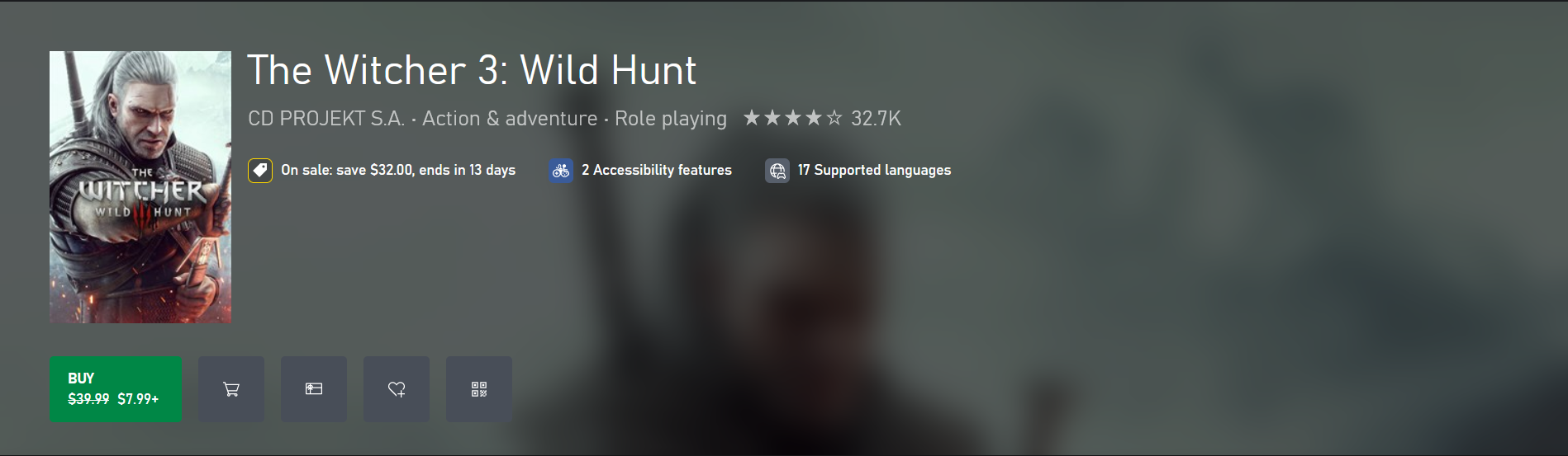 Czas na nowe zmiany: CD Projekt Red aktualizuje okładkę The Witcher 3: Wild Hunt w sklepach cyfrowych PlayStation, Xbox i Steam-3