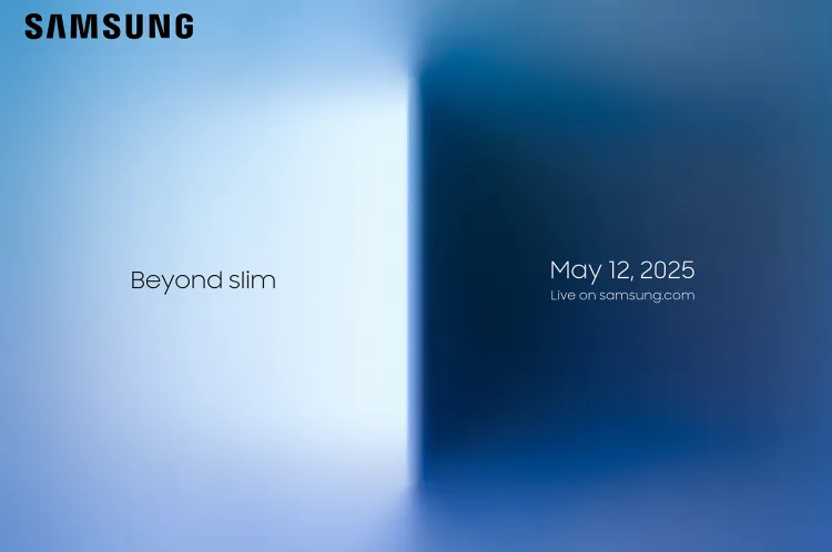 Teaser prezentacji Galaxy S25 Edge Teaser prezentacji Galaxy S25 Edge