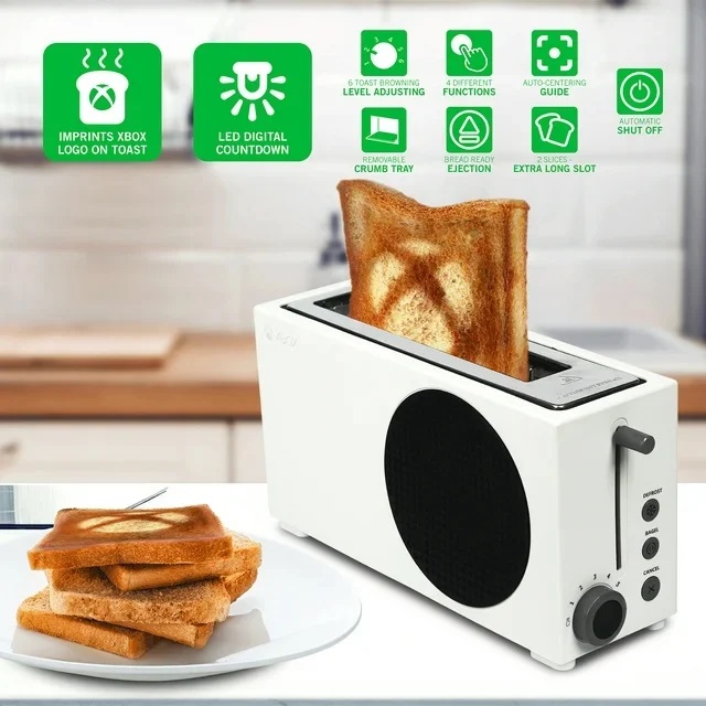 Konsola, która cię nakarmi: toster w kształcie Xbox Series S jest już w sprzedaży-3