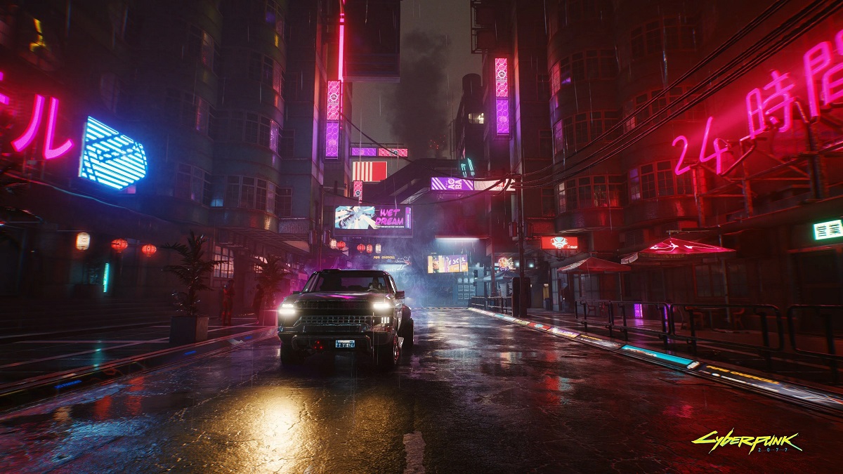 CD Projekt Red opublikował klimatyczną, dynamiczną tapetę na konsolę Xbox Series, przedstawiającą panoramę nocnego miasta z gry Cyberpunk 2077