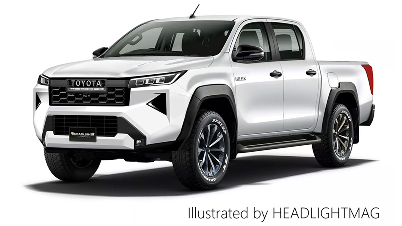 Nieoficjalny rendering Toyoty Hilux nowej generacji