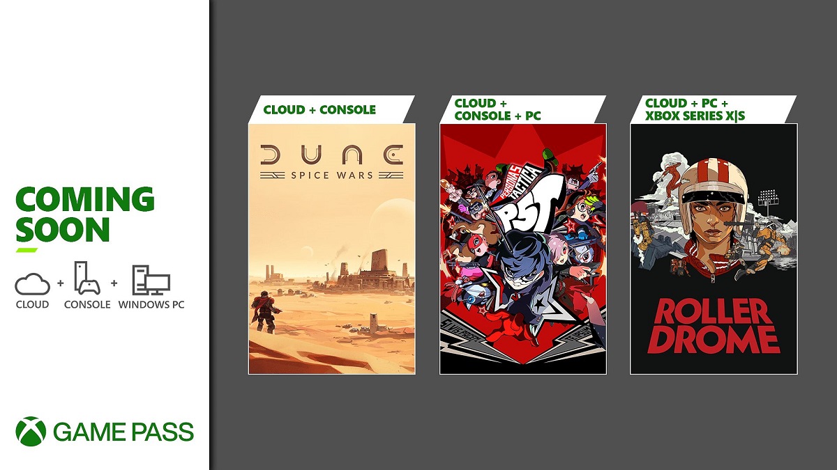 W drugiej połowie listopada subskrybenci usługi Xbox Game Pass otrzymają dostęp do czterech gier, w tym Dune: Spice Wars i Persona 5 Tactica