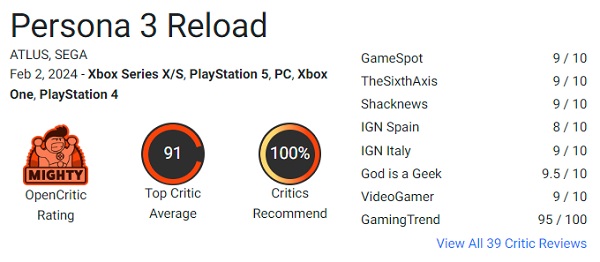 Znakomity remake świetnej gry: krytycy zachwycają się Persona 3 Reloaded-3