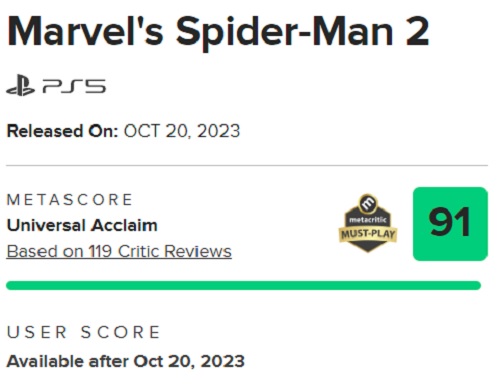 100% rekomendacji mówi samo za siebie: krytycy zachwycają się Marvel's Spider-Man 2 i chwalą doskonałą pracę Insomniac Games-3