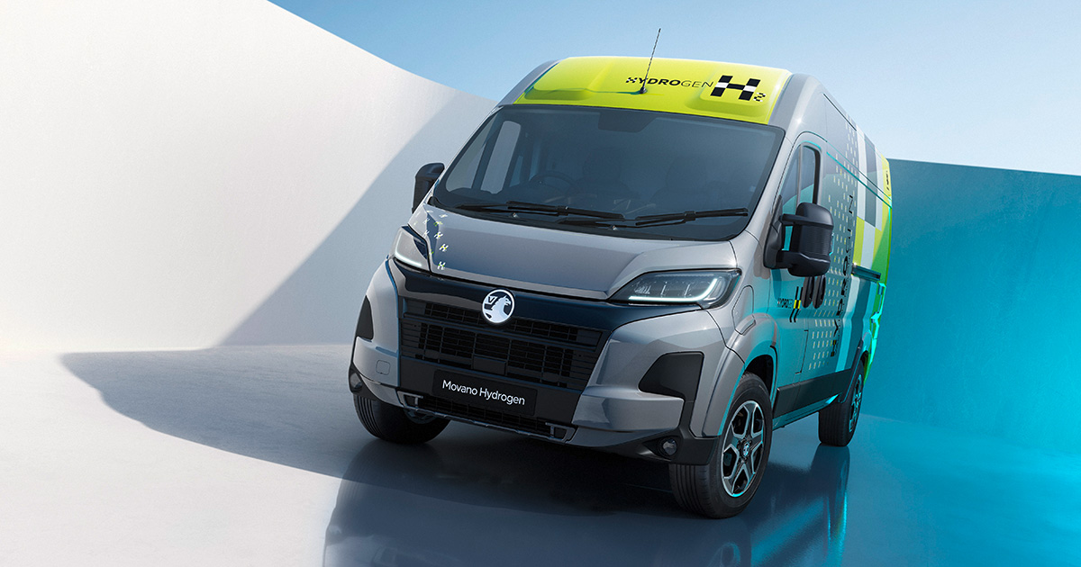 Wnętrze vana Vauxhall Movano Hydrogen