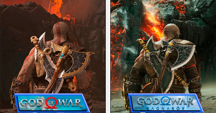 Obłędny postęp: bloger porównuje wersję PC God of War 2018 na ustawieniach Ultra i God of War Ragnarok na PlayStation 5