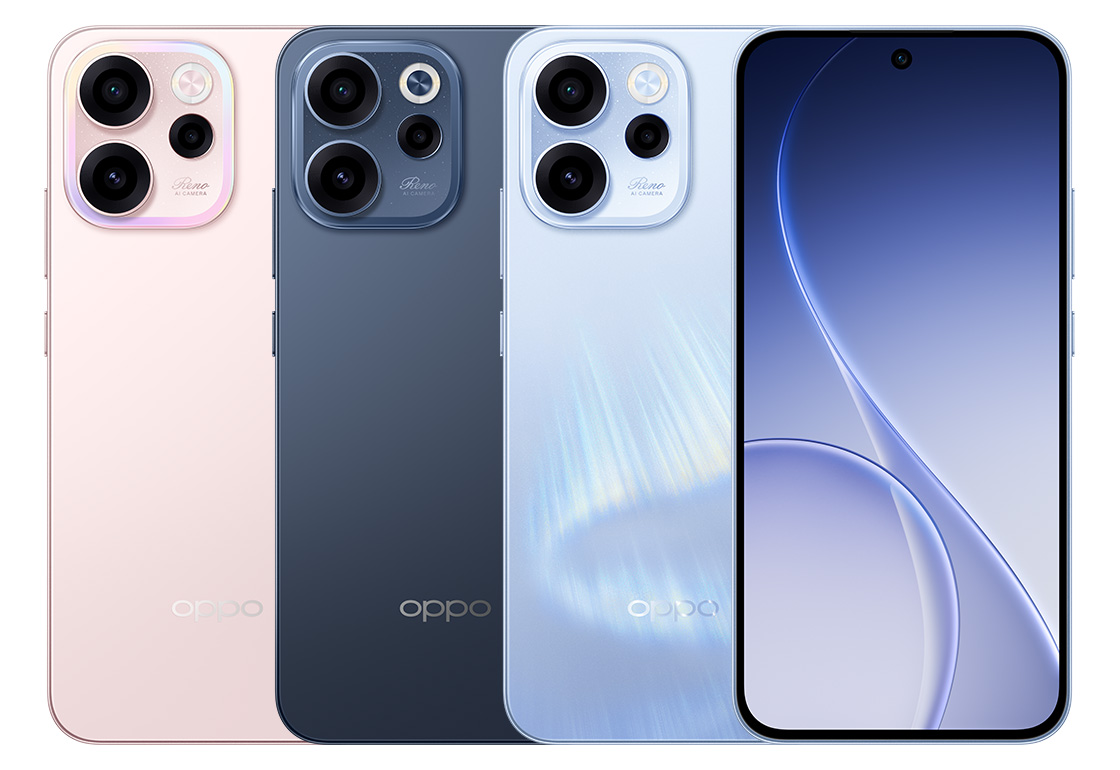Design smartfona Oppo Reno 15A