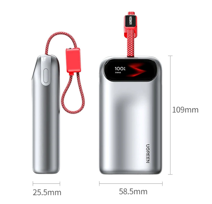 Wymiary powerbanku Ugreen PB610