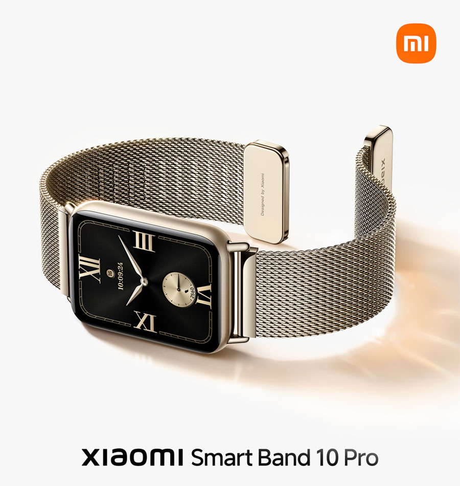 Xiaomi Band 10 Pro z mediolańską bransoletką
