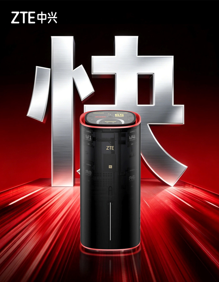 ZTE G5 Pro router w czarnej obudowie